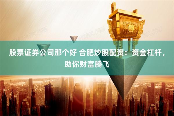 股票证券公司那个好 合肥炒股配资：资金杠杆，助你财富腾飞